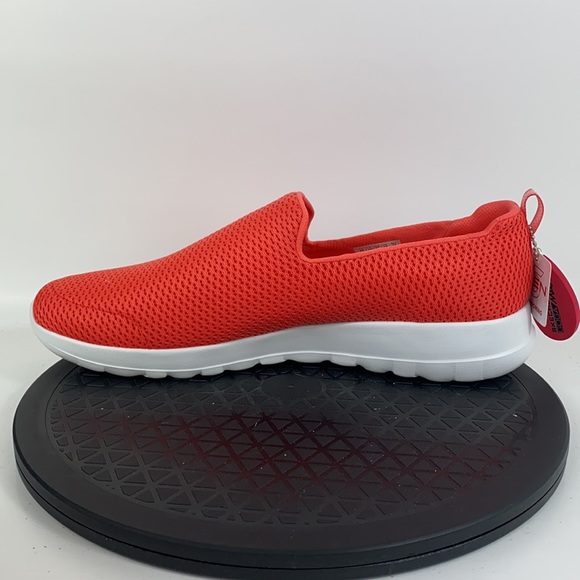 Skechers Go Walk Joy Slip On Casual Shoes Orange/White 15600 Women’s Size 13 - Picture 9 of 12